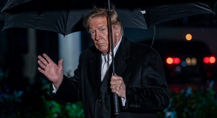 Late-Night Sighting: Trump Spotted With Mysterious Item