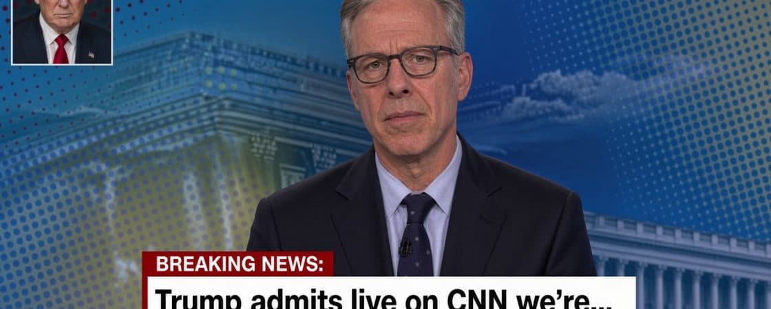 (-) Trump admits live on CNN we’re