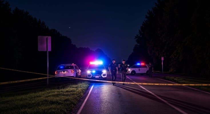 Authorities Establish Security Perimeter as Emergency Response Underway