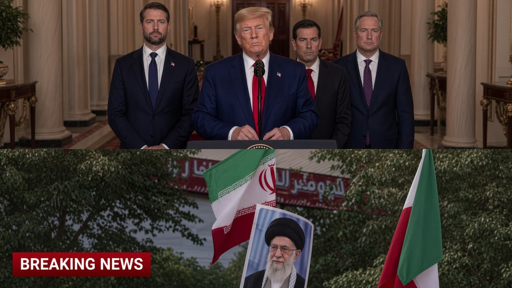 🚨BREAKING NEWS:👋Trump announces that Iran has...