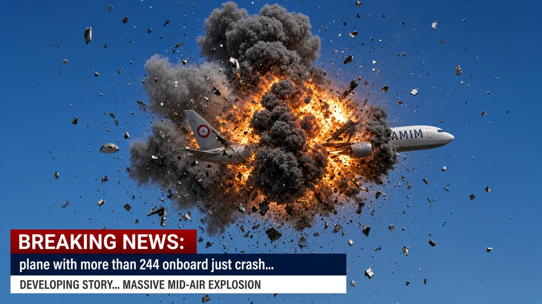 🚨SAD NEWS: 🚨Plane with more than 244 onboard just crash
