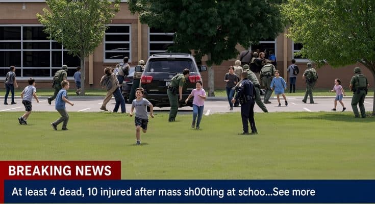 At least 4 dead, 10 injured after mass sh00ting at school