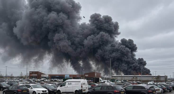 🚨BREAKING NEWS🚨 A major fire broke out in