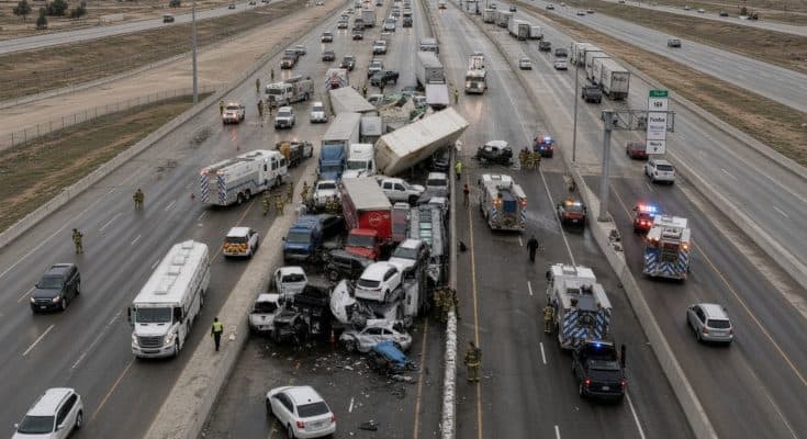 🚨Unfortunately, massive accident leaves more than 65 people without life