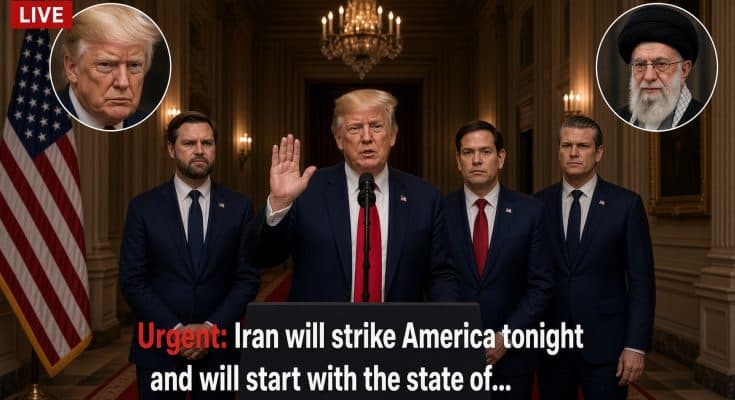 Urgent🚨Iran will strike America tonight and will start with the state of