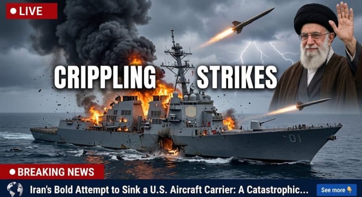 Iran Targets U.S. Aircraft Carrier in Major Attack as Dramatic 32-Minute Battle Unfolds