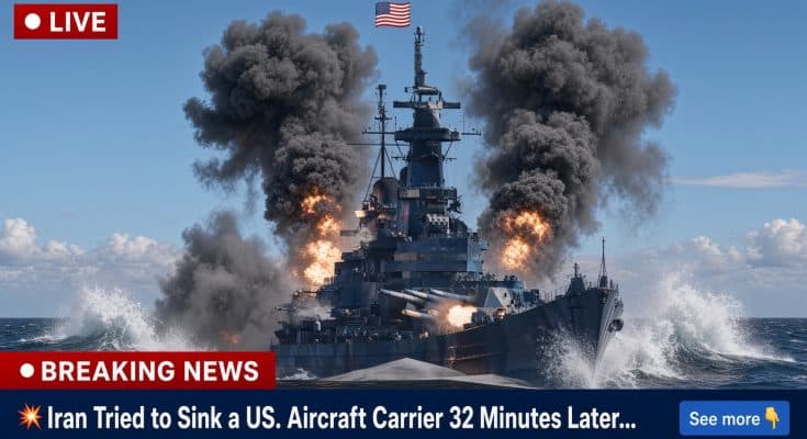 🚨U.S. Forces Reportedly Strike Iranian Vessel Near USS Abraham Lincoln