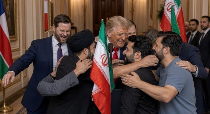 Just In:👋Trump announces that Iran has