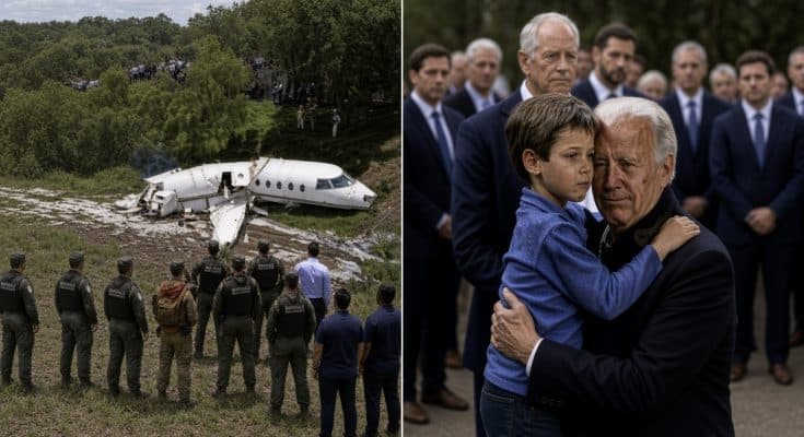 “Fox News” Former US President Joe Biden, wife and grand son, perish in plane crash, few minutes ago, along the Canadia