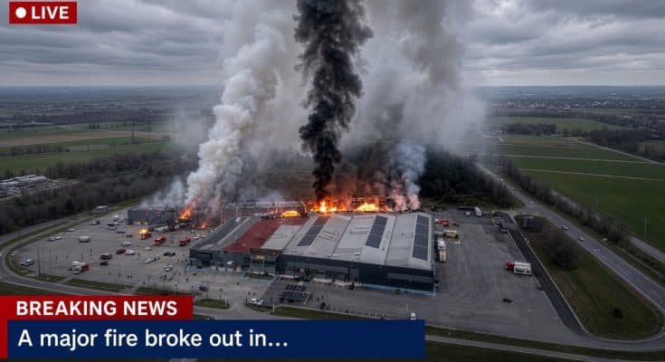 🚨BREAKING NEWS : A major fire broke out in