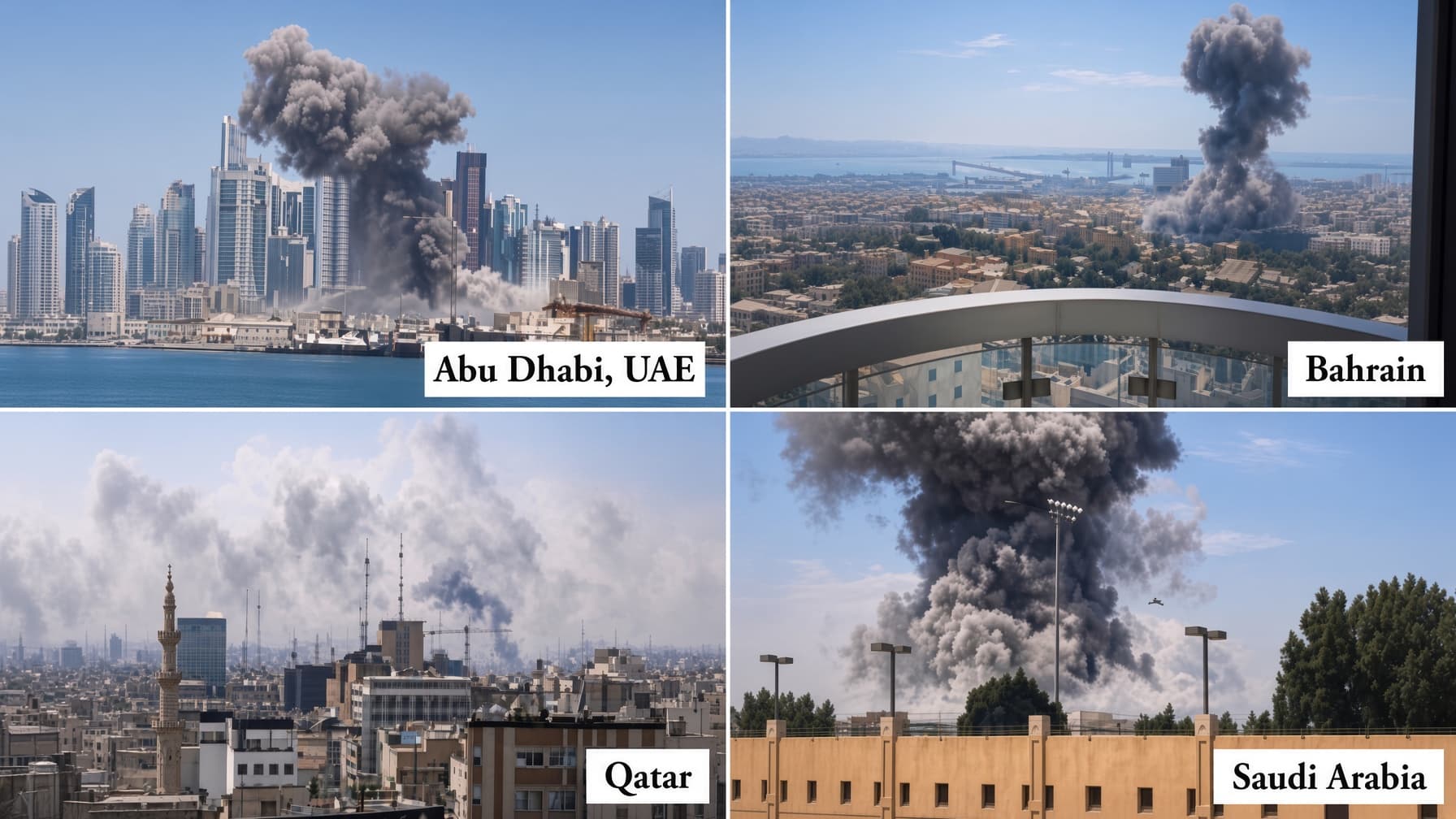 Iran Attacks Gulf States: 4 Countries Face Escalation