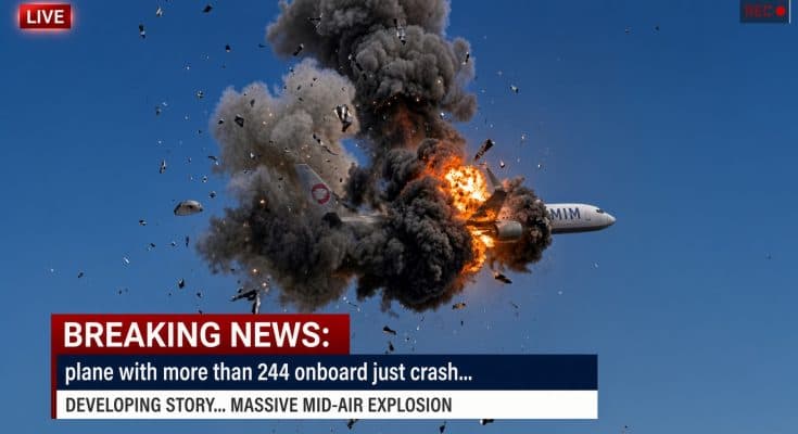 Plane with more than 244 onboard just crash
