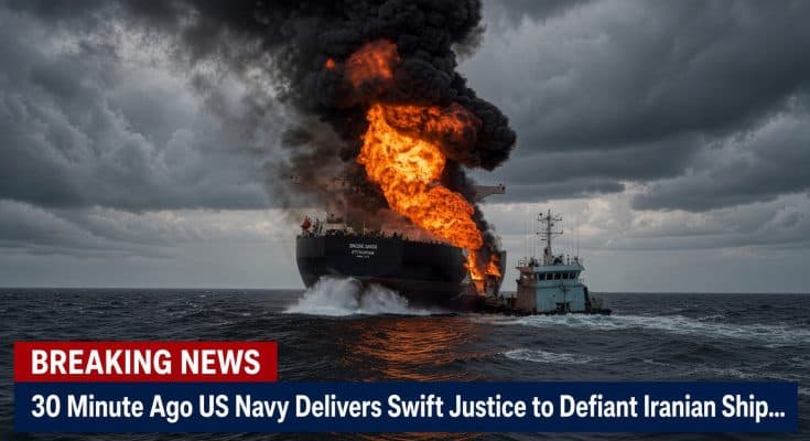 US Navy Delivers Swift Justice to Defiant Iranian Ship