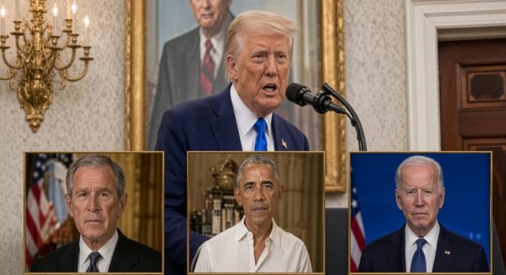 ‼️ Trump looked straight at reporters and said the quiet part out loud