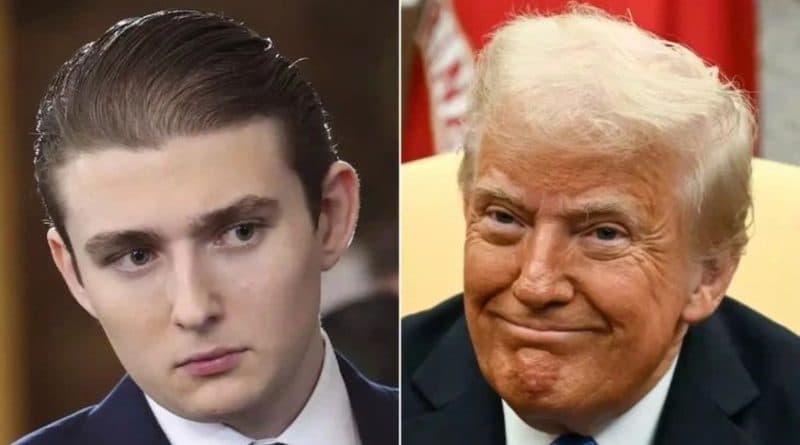 BARRON TRUMP ADMITS THAT HE TESTED POSITIVE FOR…